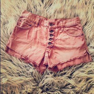FREE PEOPLE mauve shorts